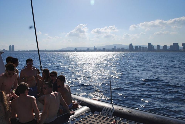 Navegando en barco